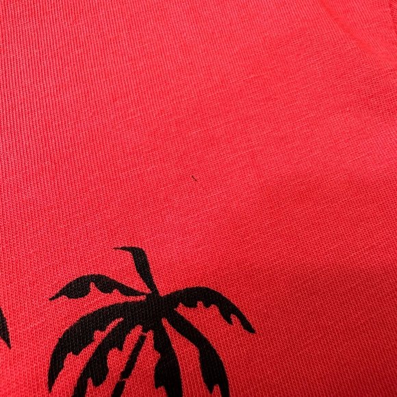 Just Cavalli Beachwear Red Palm Tree Tee - Picture 8 of 10